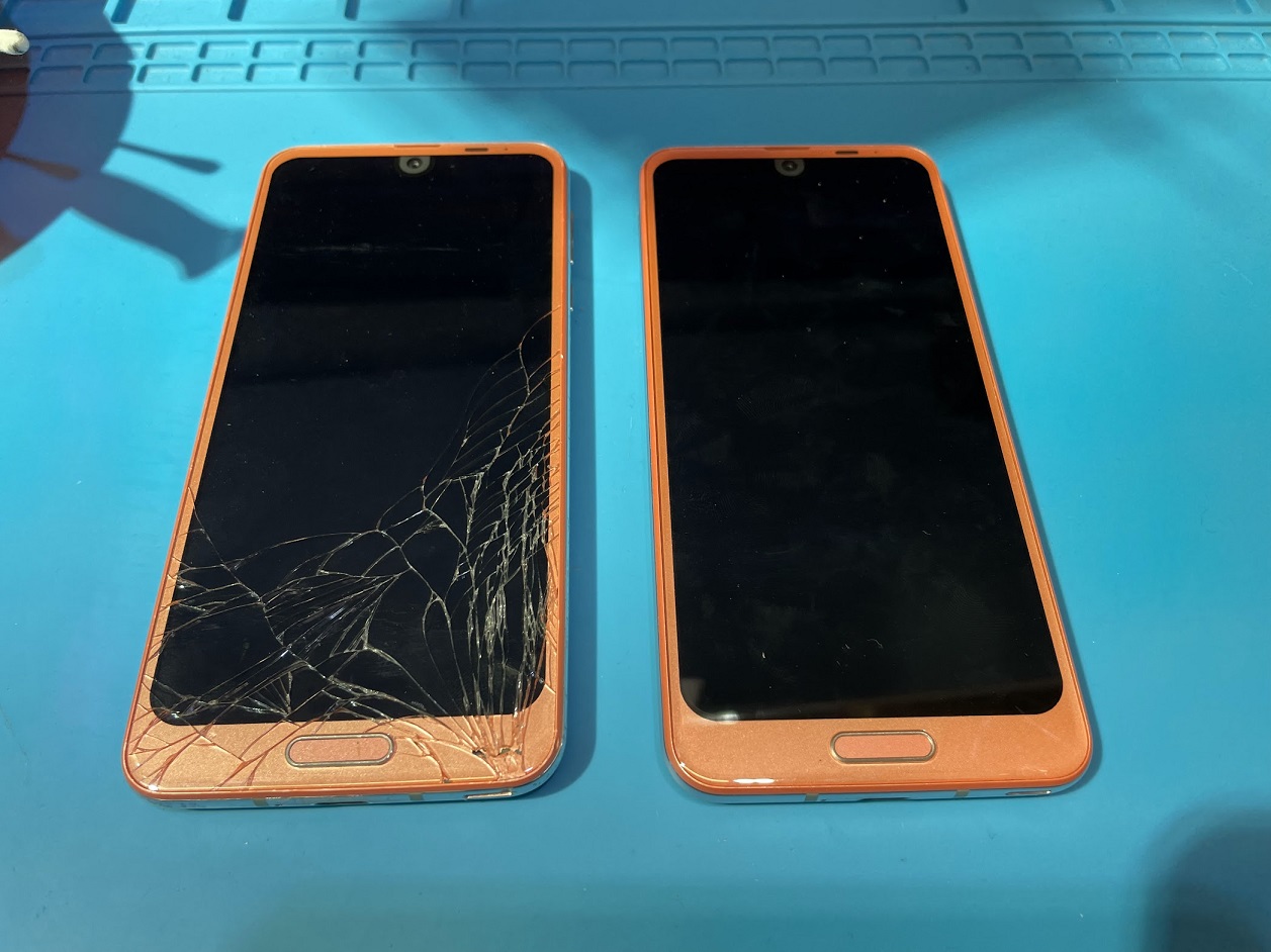 AQUOS R2(アクオス　アール２)画面割れた😫【スマホ修理工房札幌店】